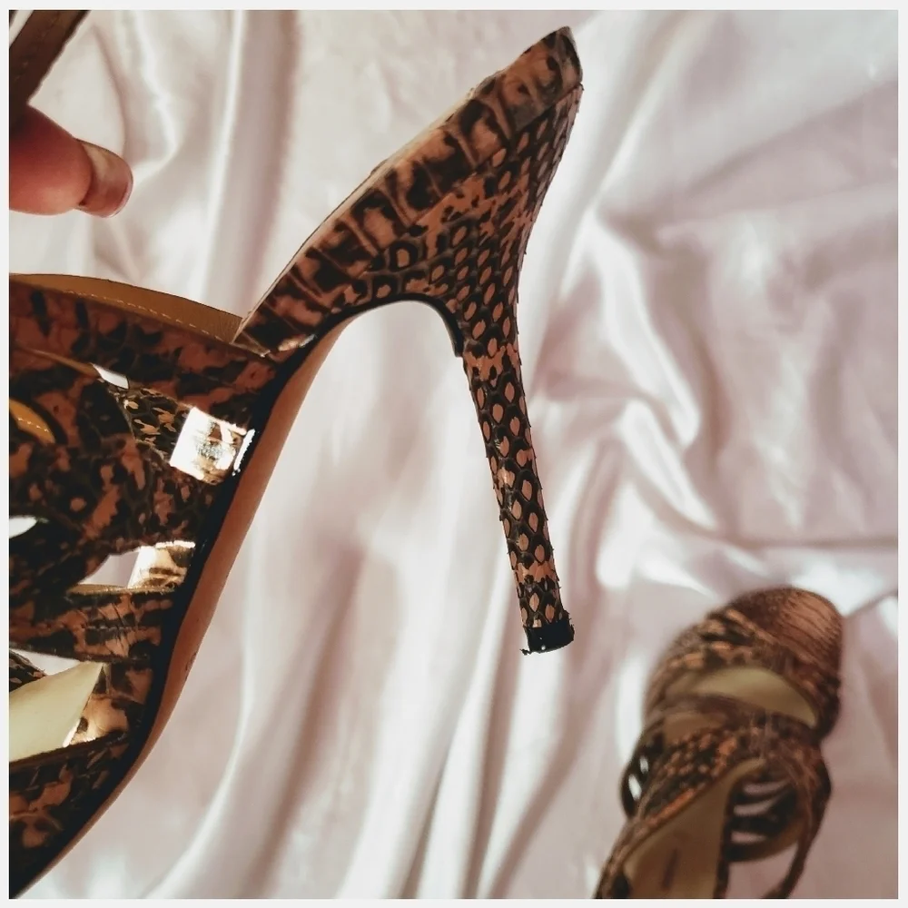 Leon Max Python Sandals 7.5M - Picture 8 of 8